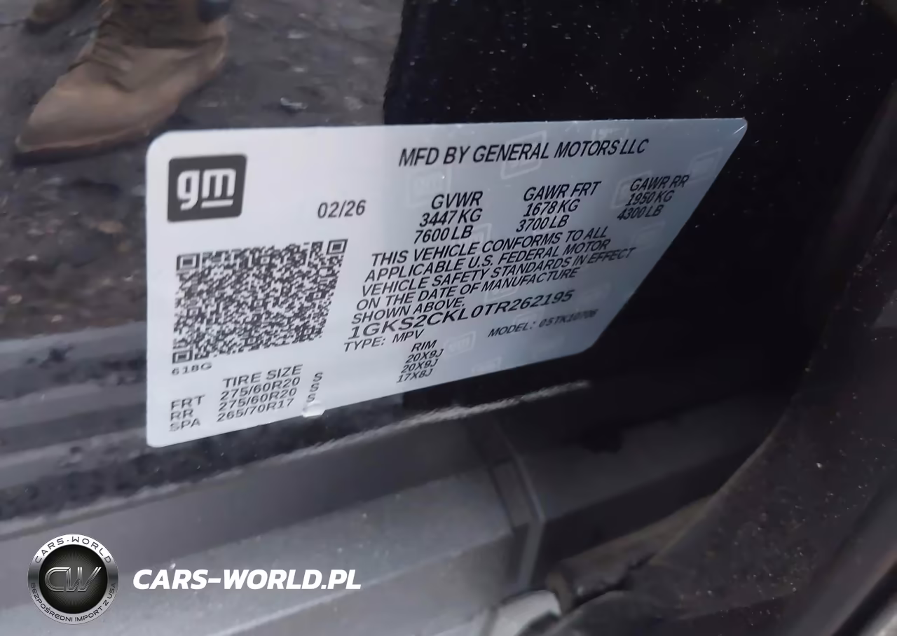 2026 GMC Yukon 4Wd At4 VIN:1GKS2CKL0TR262195 - 9