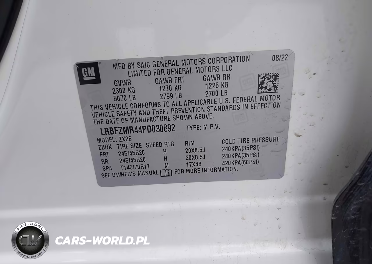 2023 Buick Envision Preferred Awd VIN:LRBFZMR44PD030892 - 9