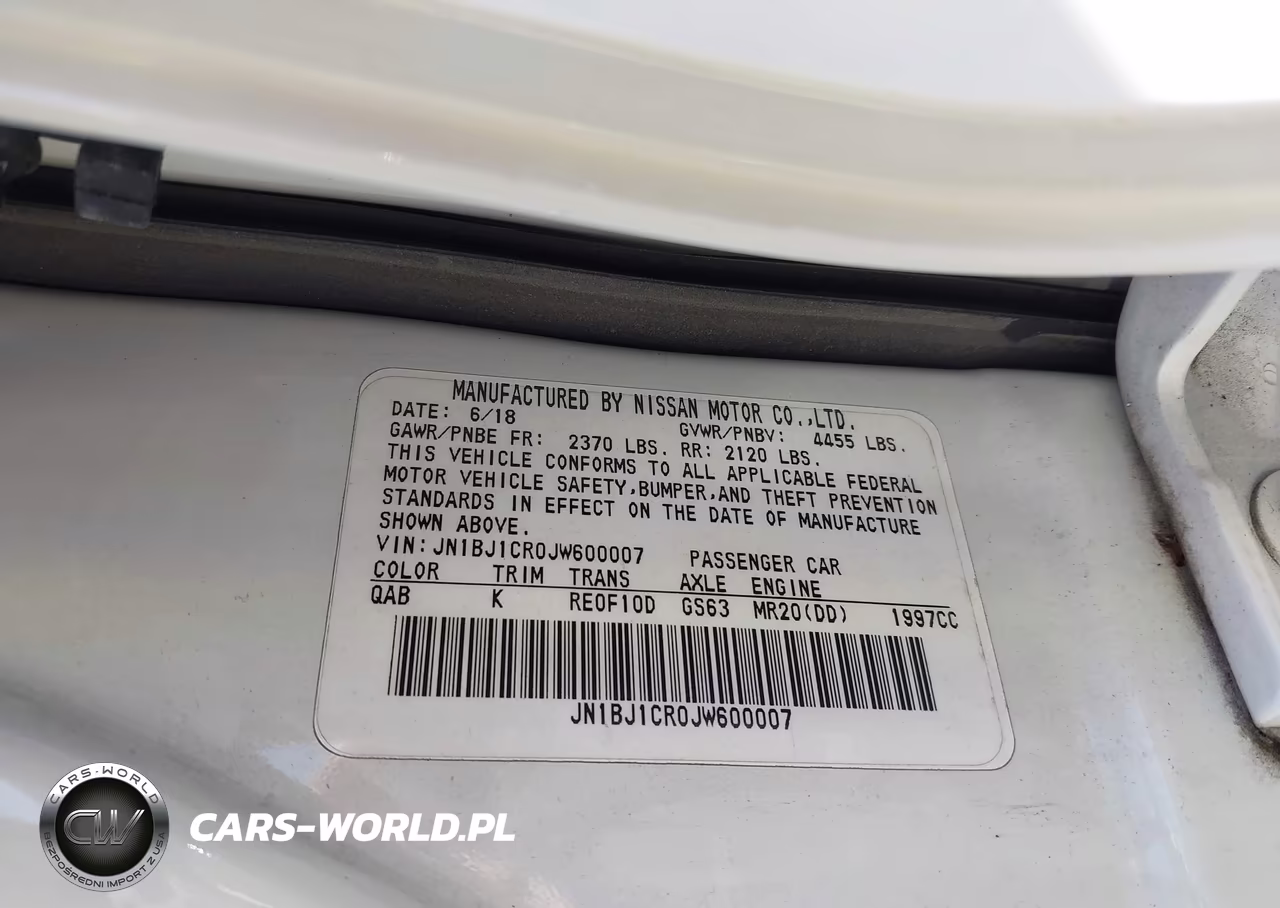 2018 Nissan Rogue Sport Sl VIN:JN1BJ1CR0JW600007 - 9