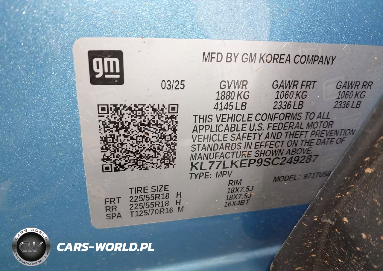 2025 Chevrolet Trax Fwd Activ VIN:KL77LKEP9SC249287 - 9