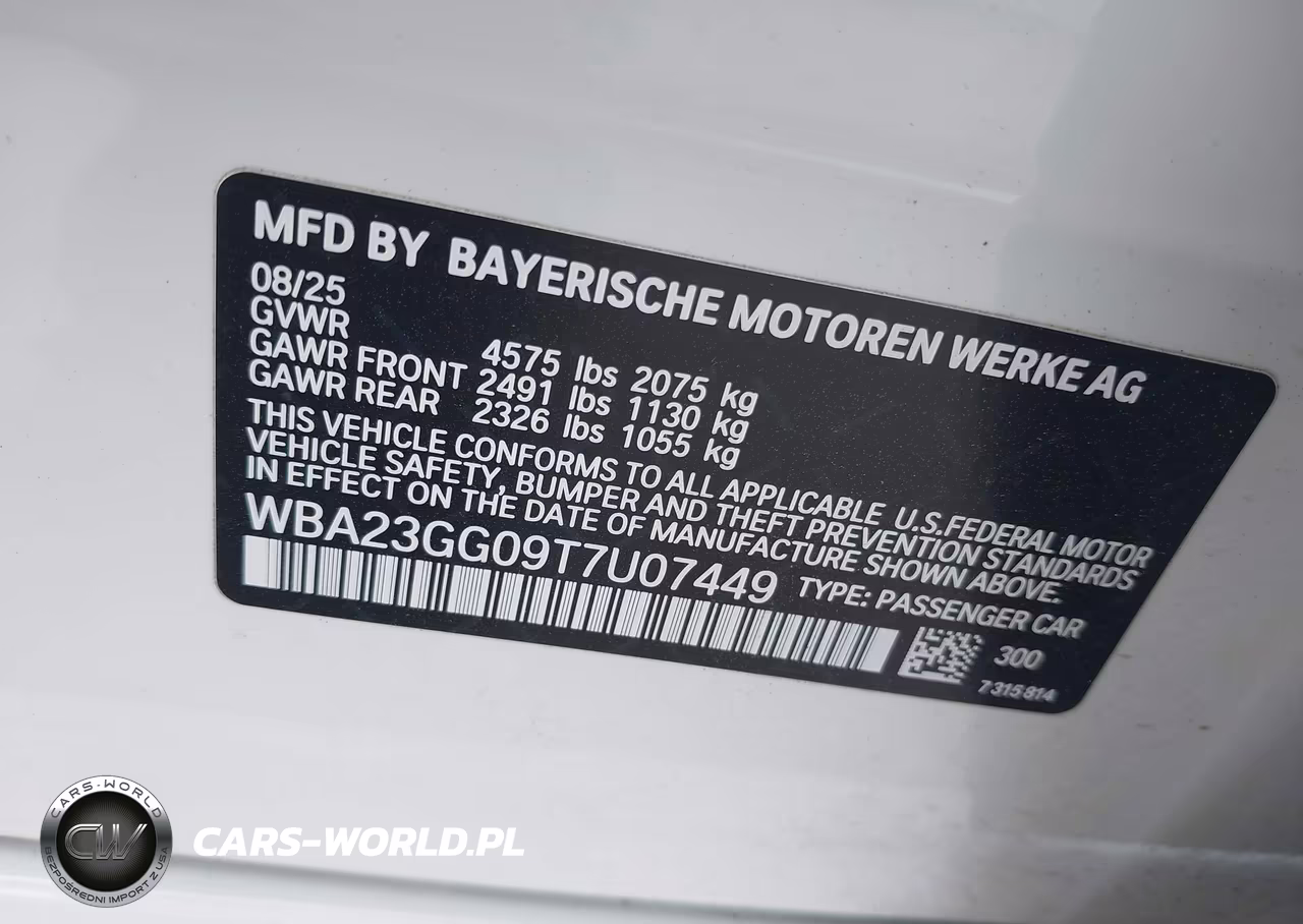 2026 BMW 228 Gran Coupe xDrive VIN:WBA23GG09T7U07449 - 9