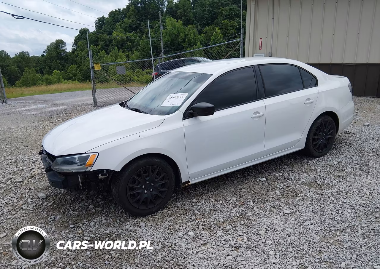 2012 Volkswagen Jetta 2.0L S VIN:3VW1K7AJ0CM345168 - 2