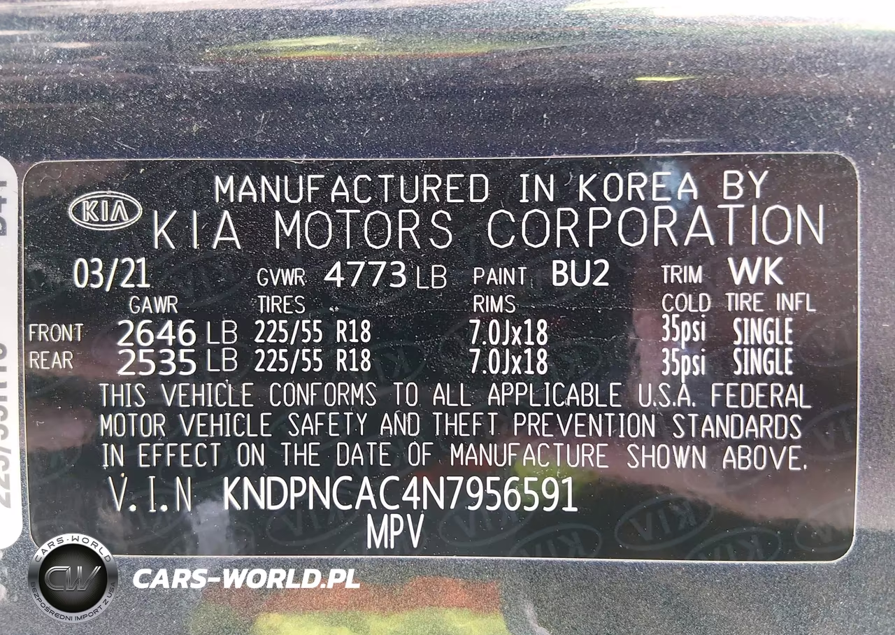 2022 Kia Sportage Ex VIN:KNDPNCAC4N7956591 - 9
