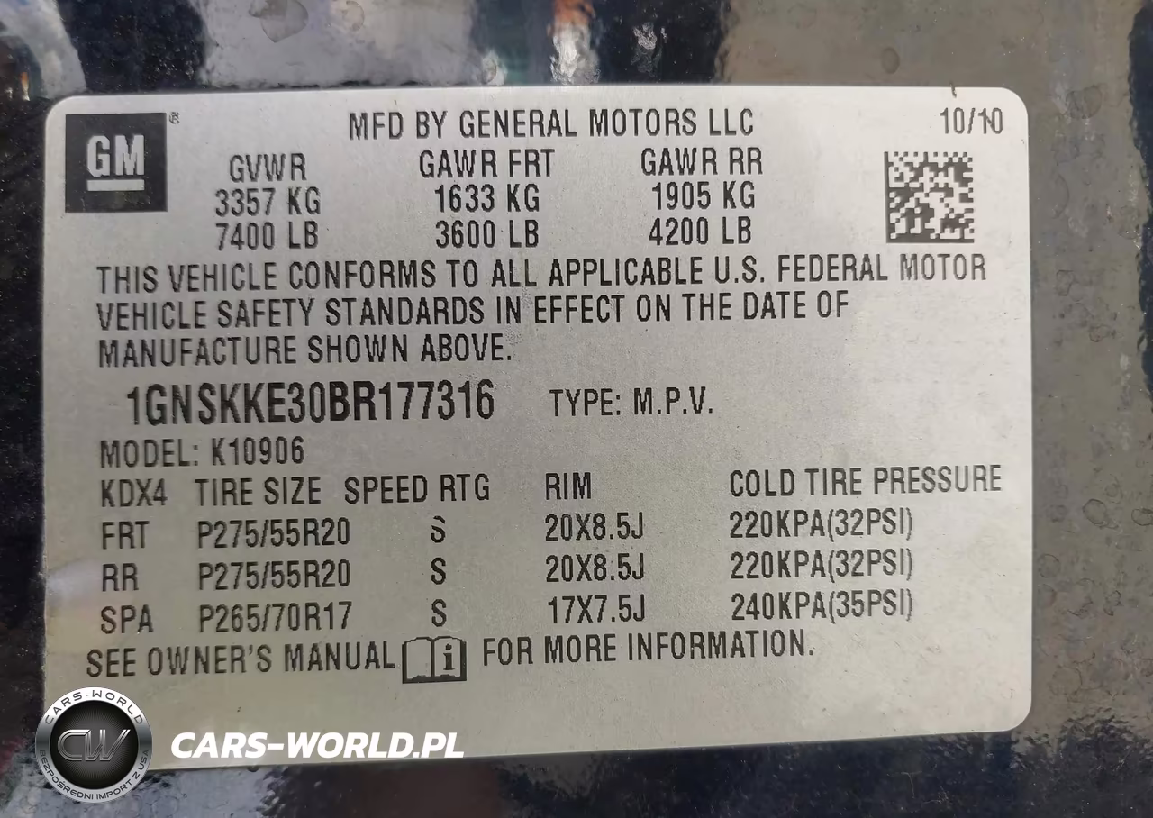 2011 Chevrolet Suburban 1500 Ltz VIN:1GNSKKE30BR177316 - 9