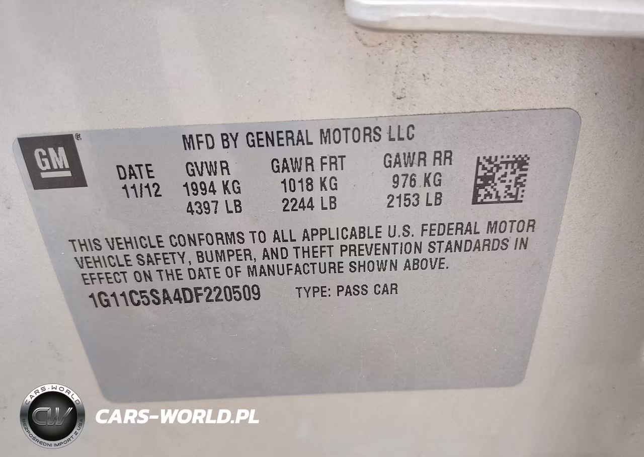 2013 Chevrolet Malibu 1Lt VIN:1G11C5SA4DF220509 - 9