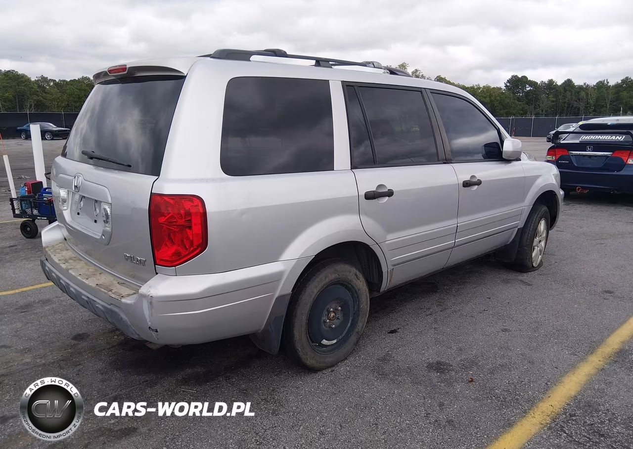 2005 Honda Pilot Ex-L VIN:5FNYF18655B011293 - 4