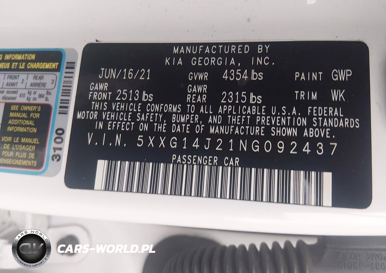 2022 Kia K5 Lxs VIN:5XXG14J21NG092437 - 9