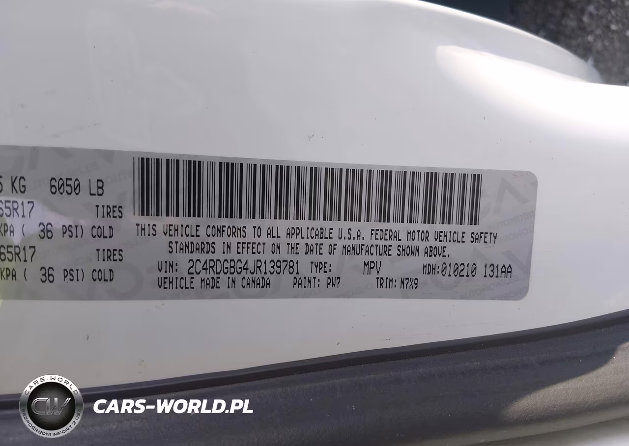 2018 Dodge Grand Caravan Se Plus VIN:2C4RDGBG4JR139781 - 9