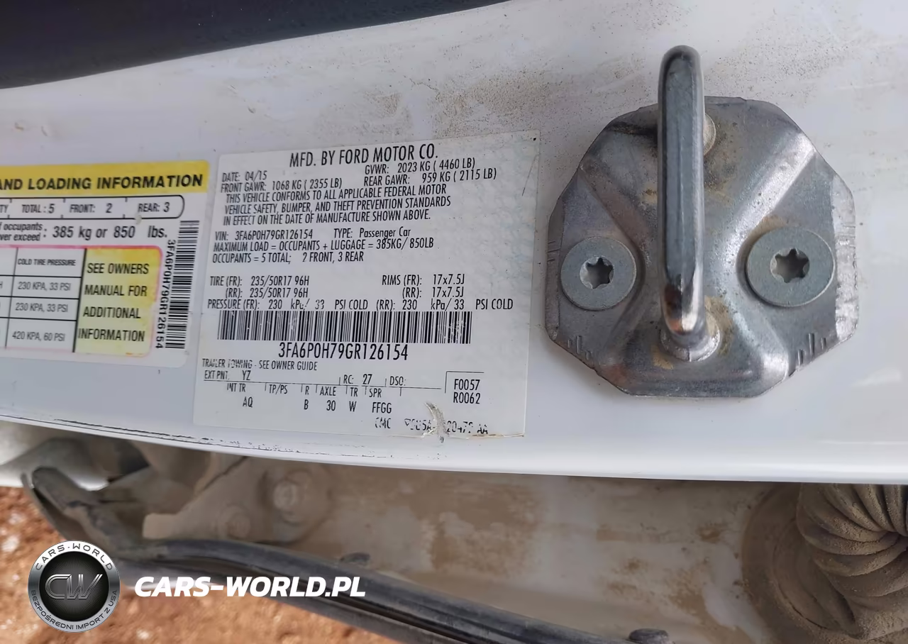 2016 Ford Fusion Se VIN:3FA6P0H79GR126154 - 9