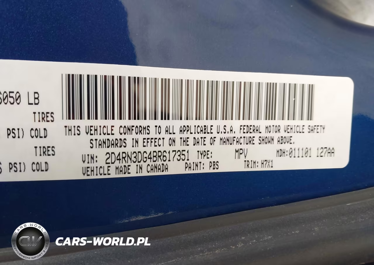 2011 Dodge Grand Caravan Mainstreet VIN:2D4RN3DG4BR617351 - 9