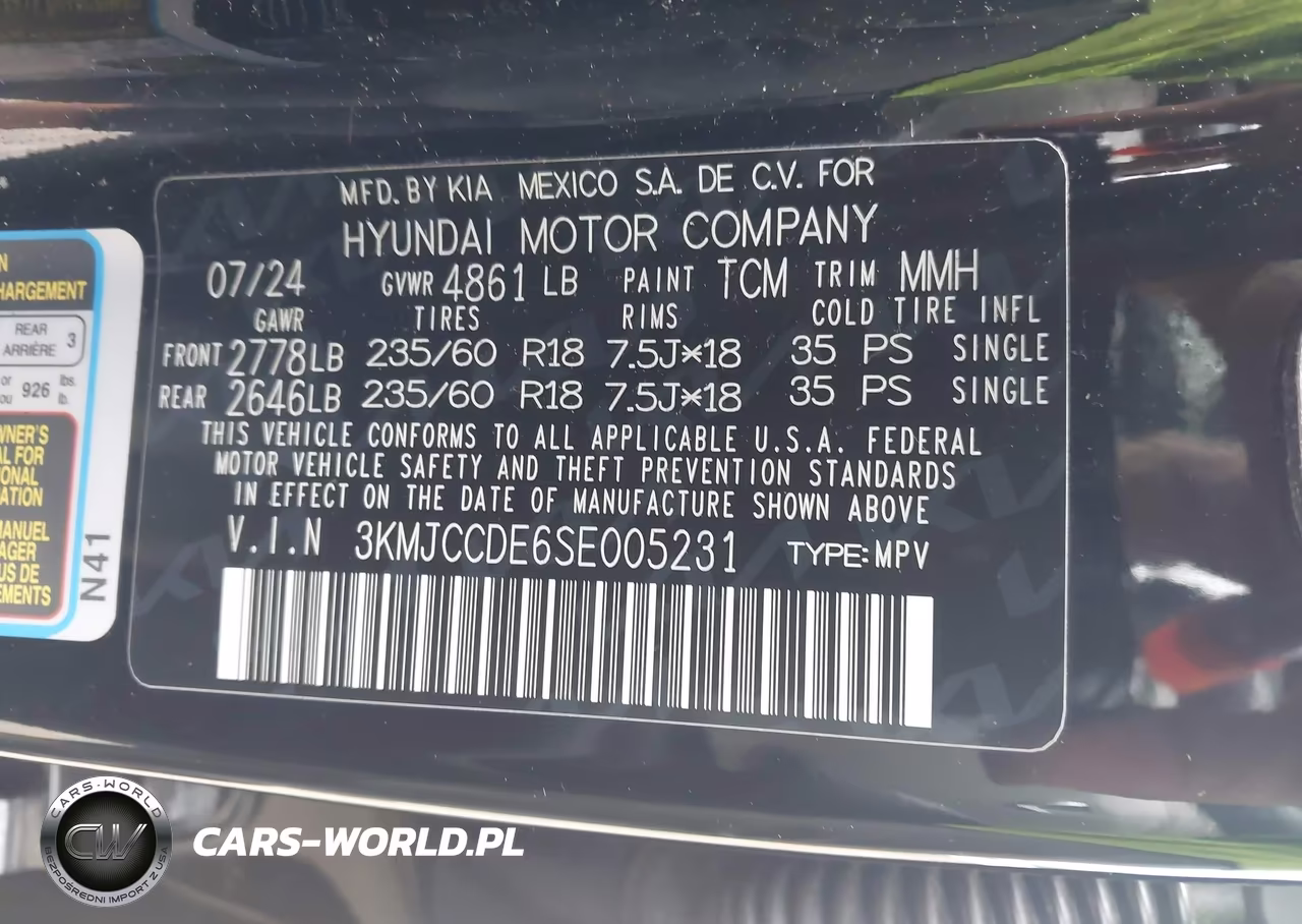 2025 Hyundai Tucson Sel Convenience VIN:3KMJCCDE6SE005231 - 9