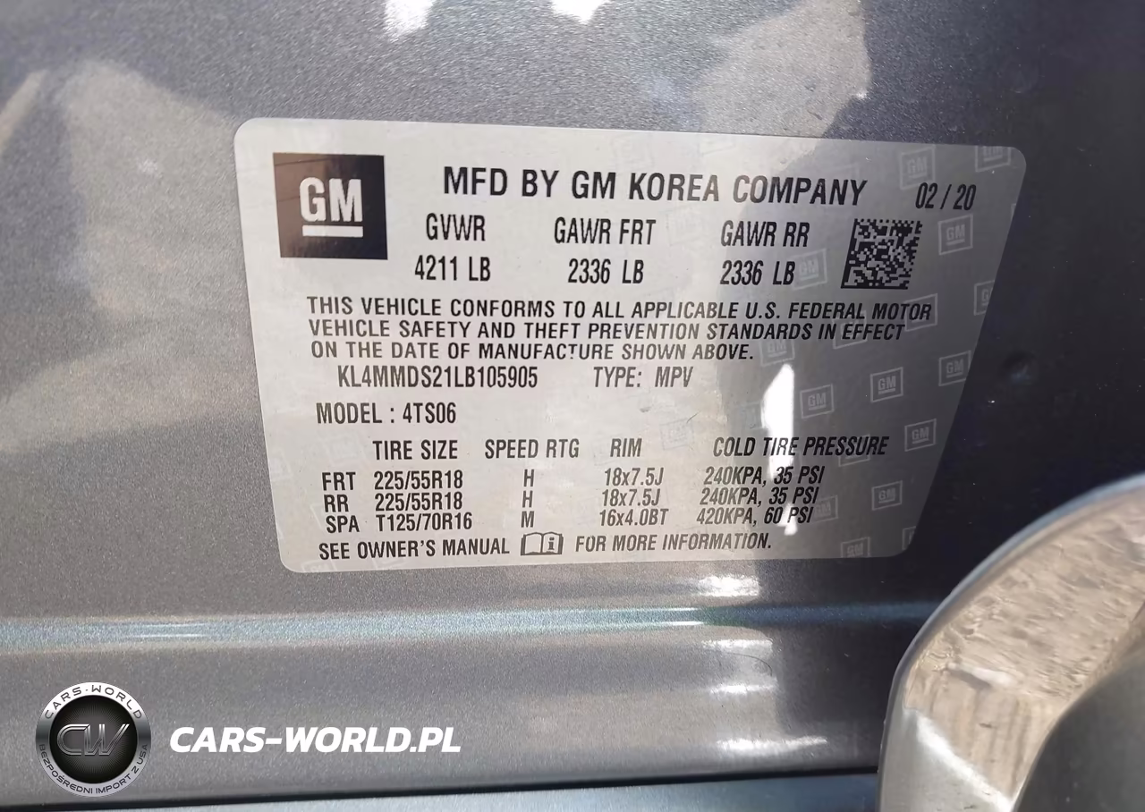 2020 Buick Encore Gx Fwd Select VIN:KL4MMDS21LB105905 - 9
