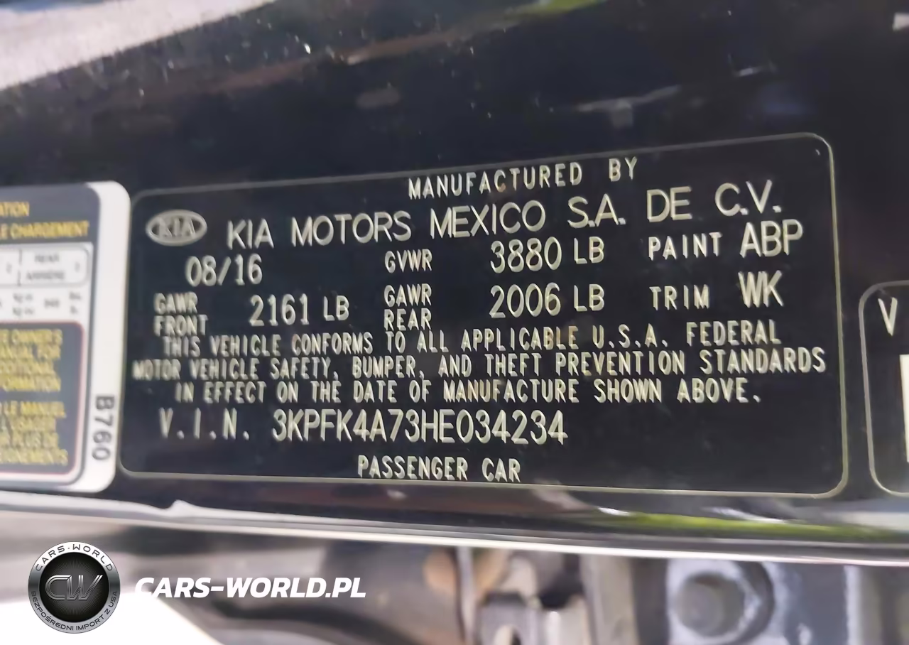 2017 Kia Forte Lx VIN:3KPFK4A73HE034234 - 9