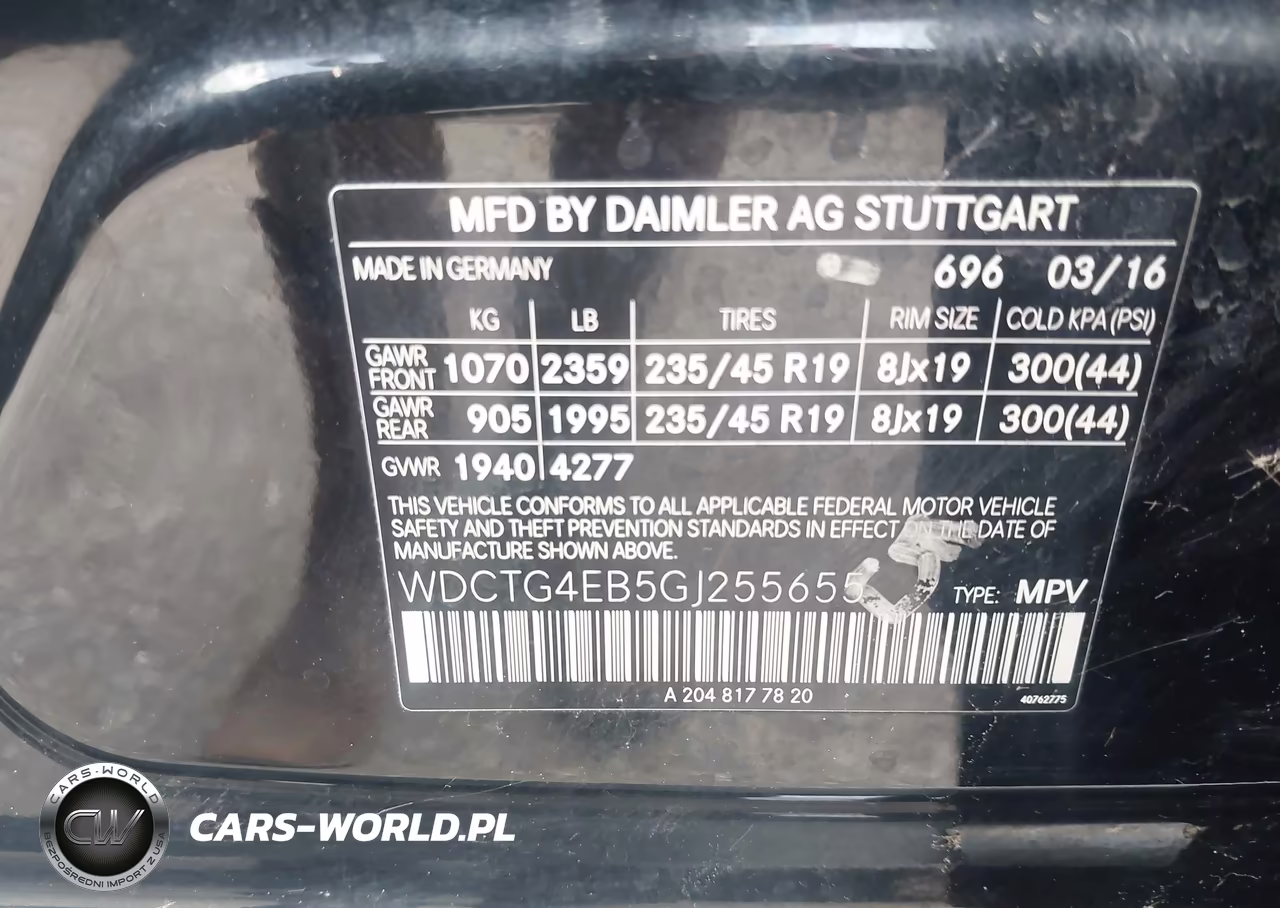 2016 Mercedes-Benz Gla 250 VIN:WDCTG4EB5GJ255655 - 9