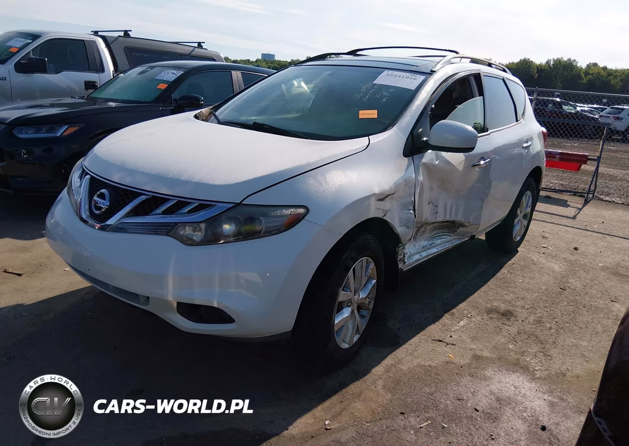 2012 Nissan Murano Sv VIN:JN8AZ1MW7CW238223 - 2