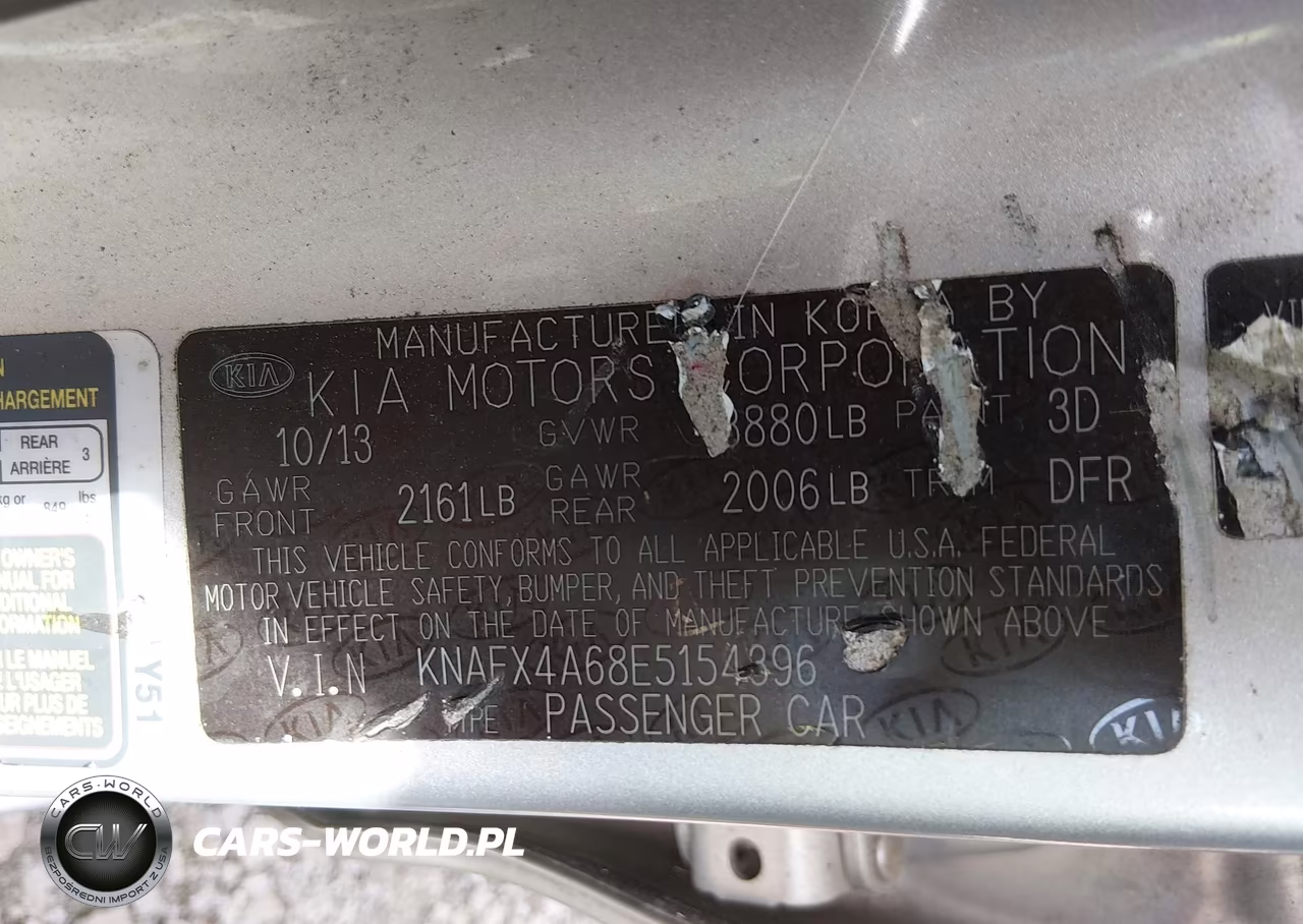2014 Kia Forte Lx VIN:KNAFX4A68E5154396 - 9