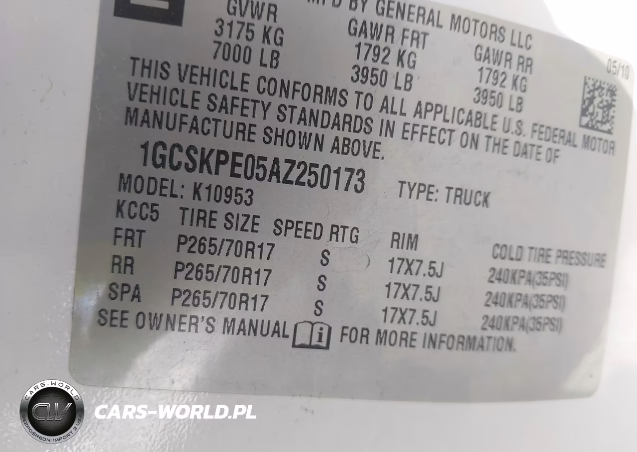 2010 Chevrolet Silverado 1500 Work Truck VIN:1GCSKPE05AZ250173 - 9