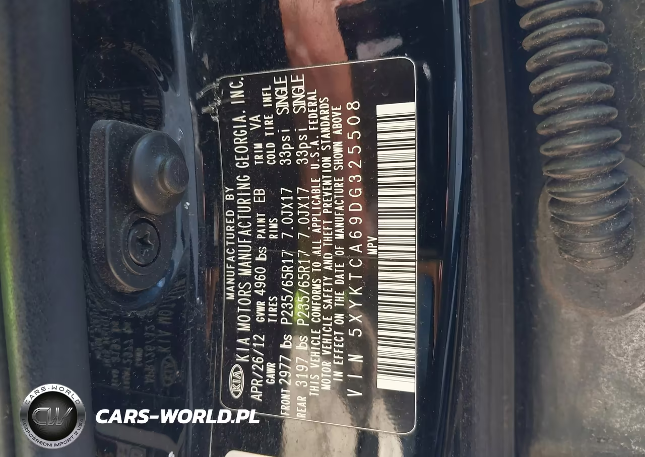 2013 Kia Sorento Lx VIN:5XYKTCA69DG325508 - 9