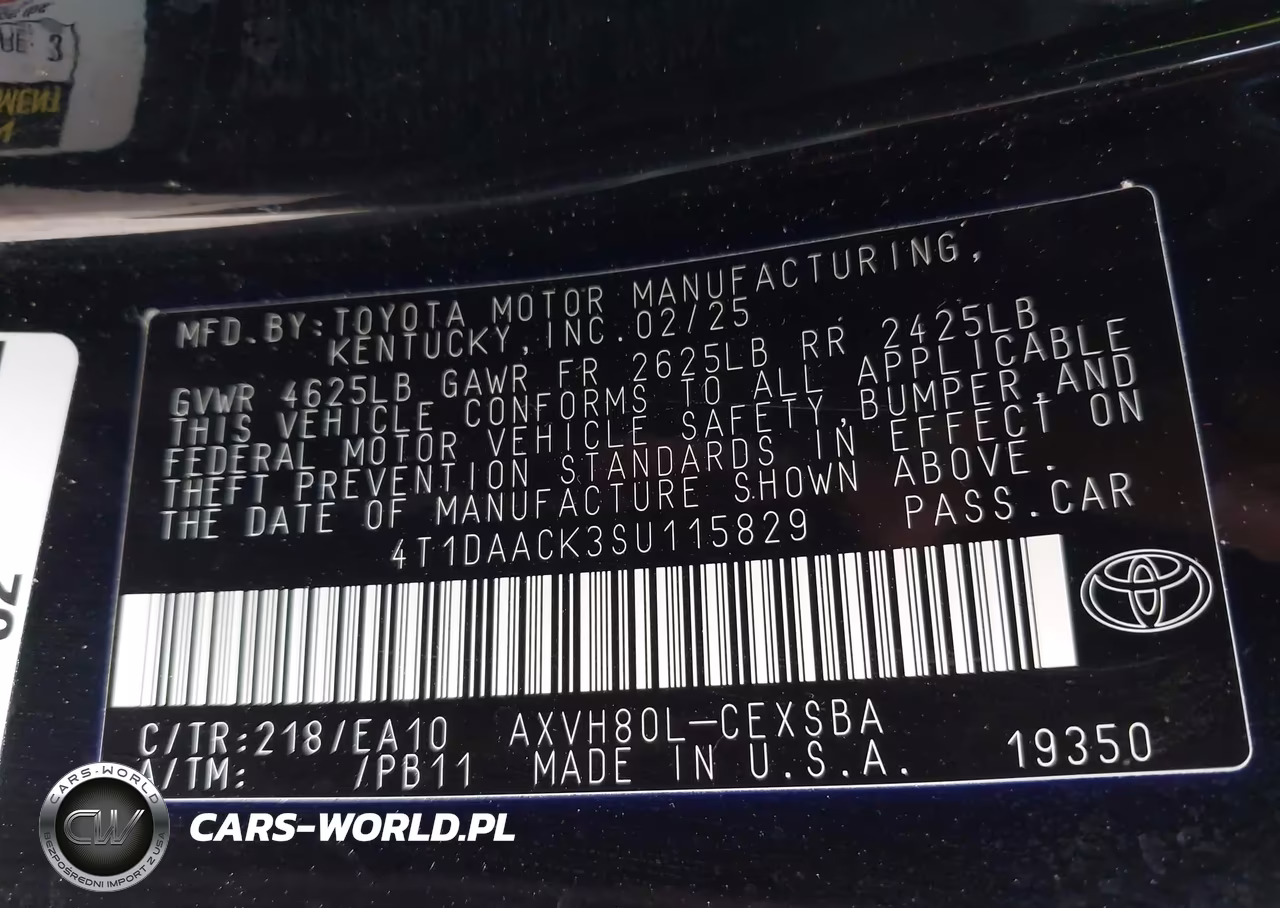 2025 Toyota Camry Se VIN:4T1DAACK3SU115829 - 9