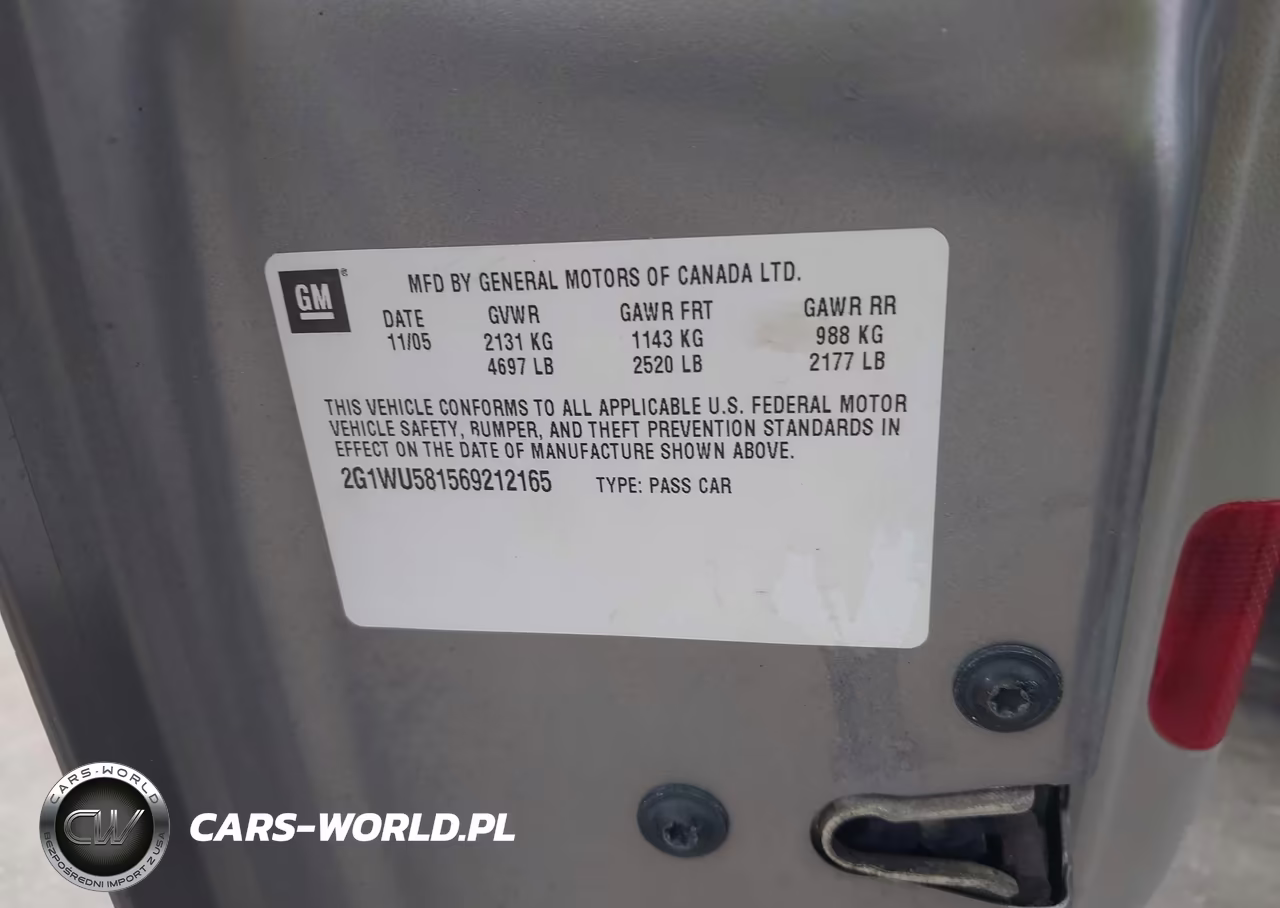 2006 Chevrolet Impala Ltz VIN:2G1WU581569212165 - 9