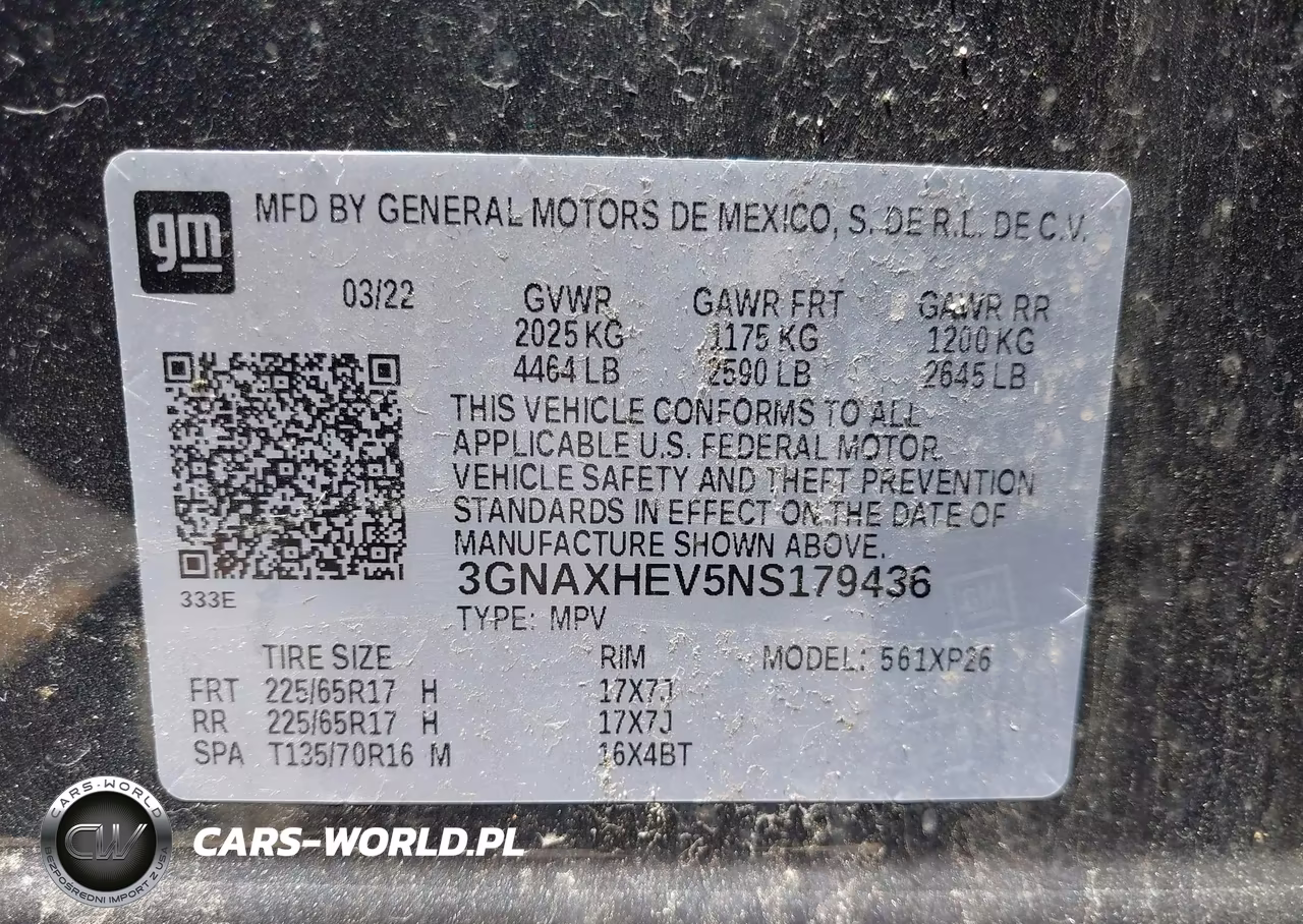 2022 Chevrolet Equinox Fwd Ls VIN:3GNAXHEV5NS179436 - 9