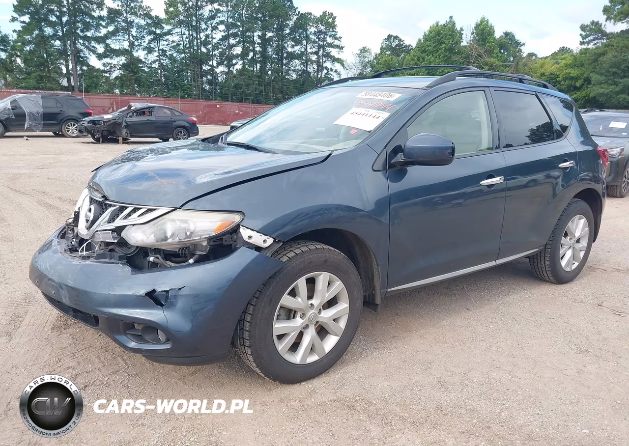 2014 Nissan Murano Sv VIN:JN8AZ1MU2EW409882 - 2