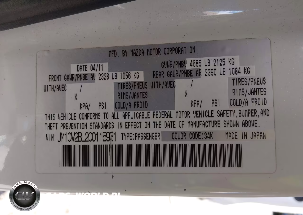 2012 Mazda 5 VIN:JM1CW2BL2C0115931 - 9
