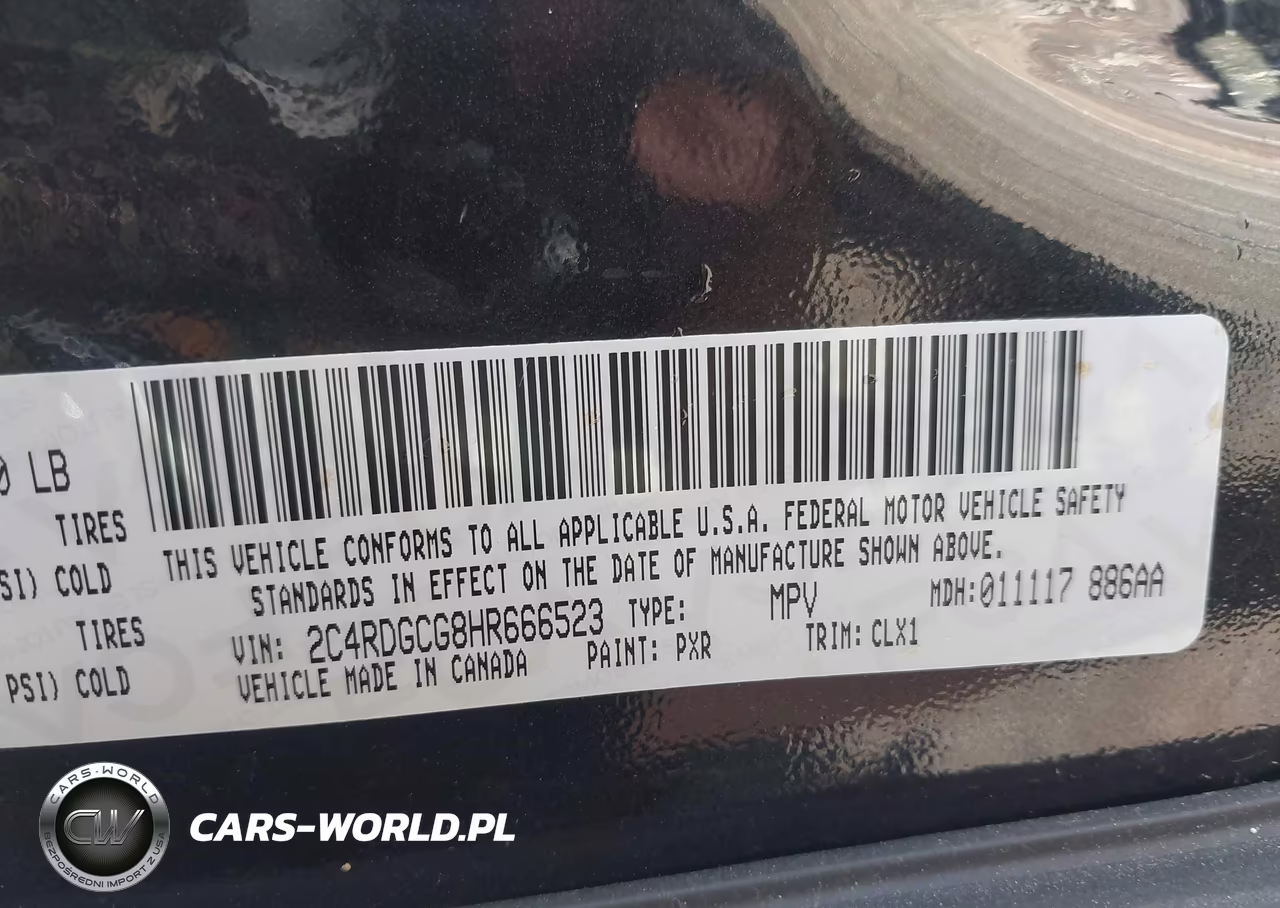 2017 Dodge Grand Caravan Sxt VIN:2C4RDGCG8HR666523 - 9