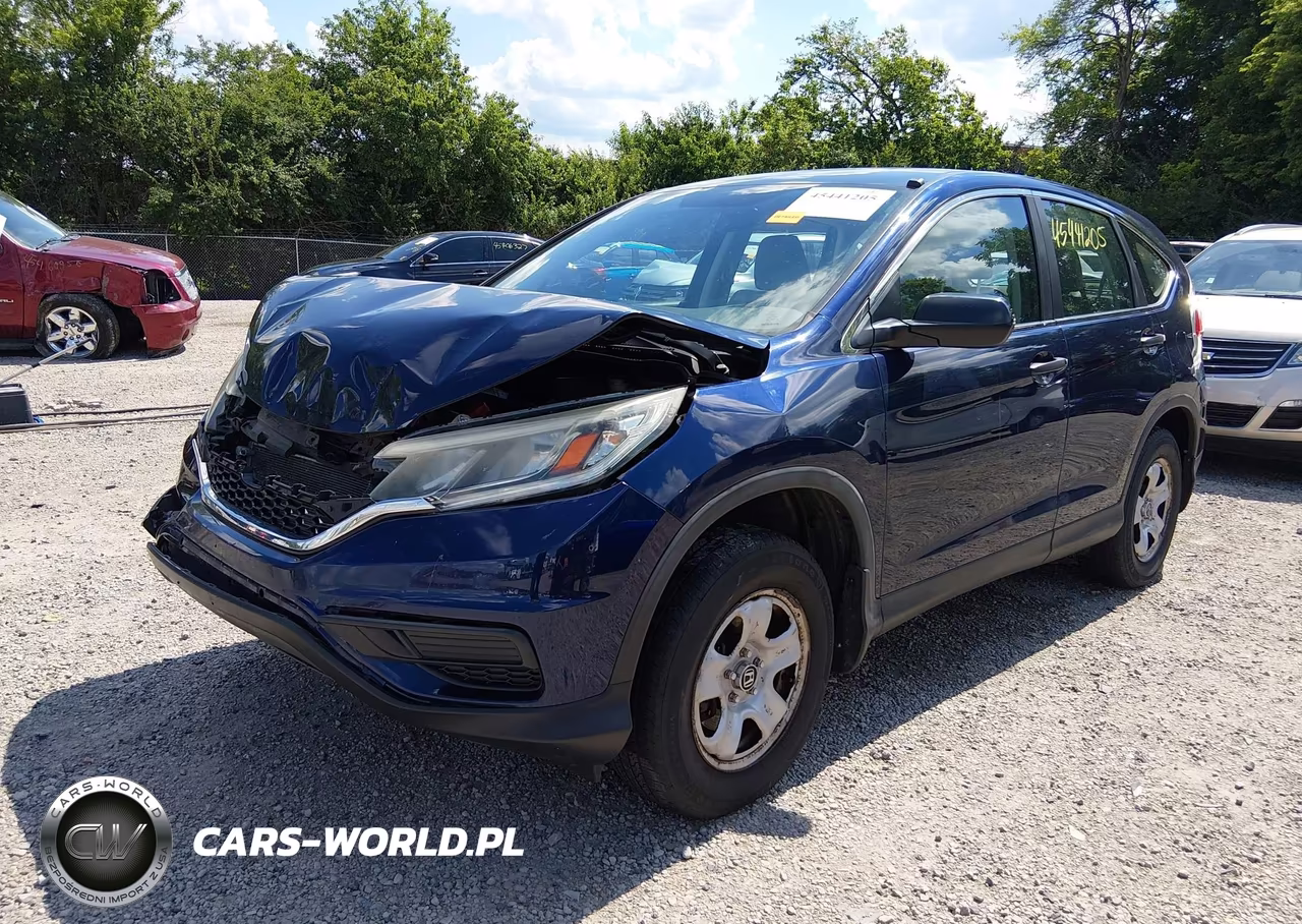 2015 Honda Cr-V Lx VIN:5J6RM4H36FL035354 - 2