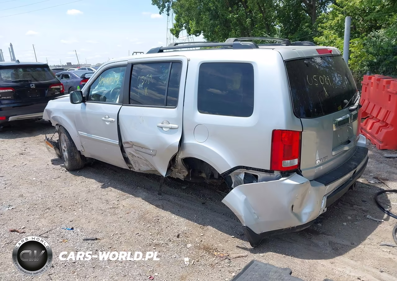 2011 Honda Pilot Ex-L VIN:5FNYF4H55BB050891 - 3
