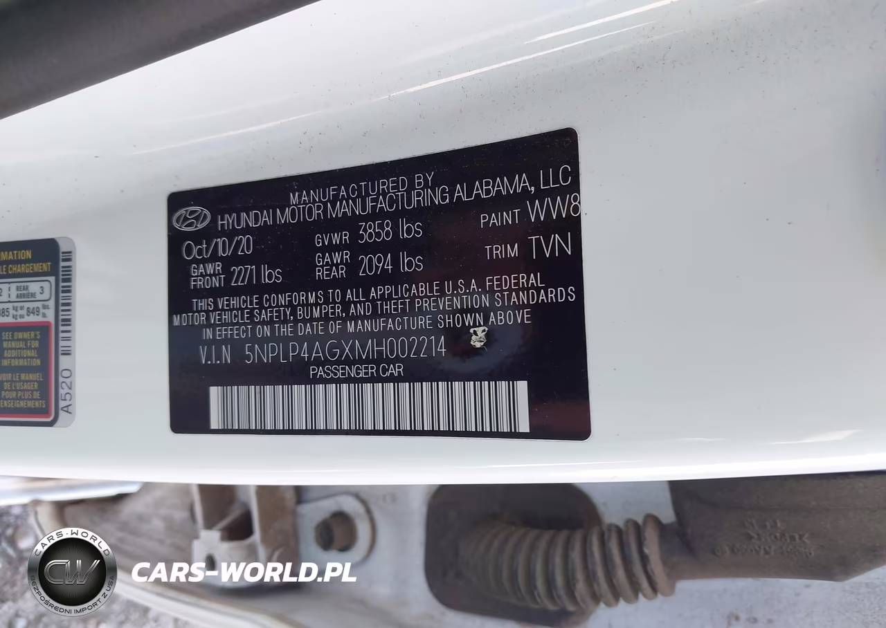 2021 Hyundai Elantra Limited VIN:5NPLP4AGXMH002214 - 9
