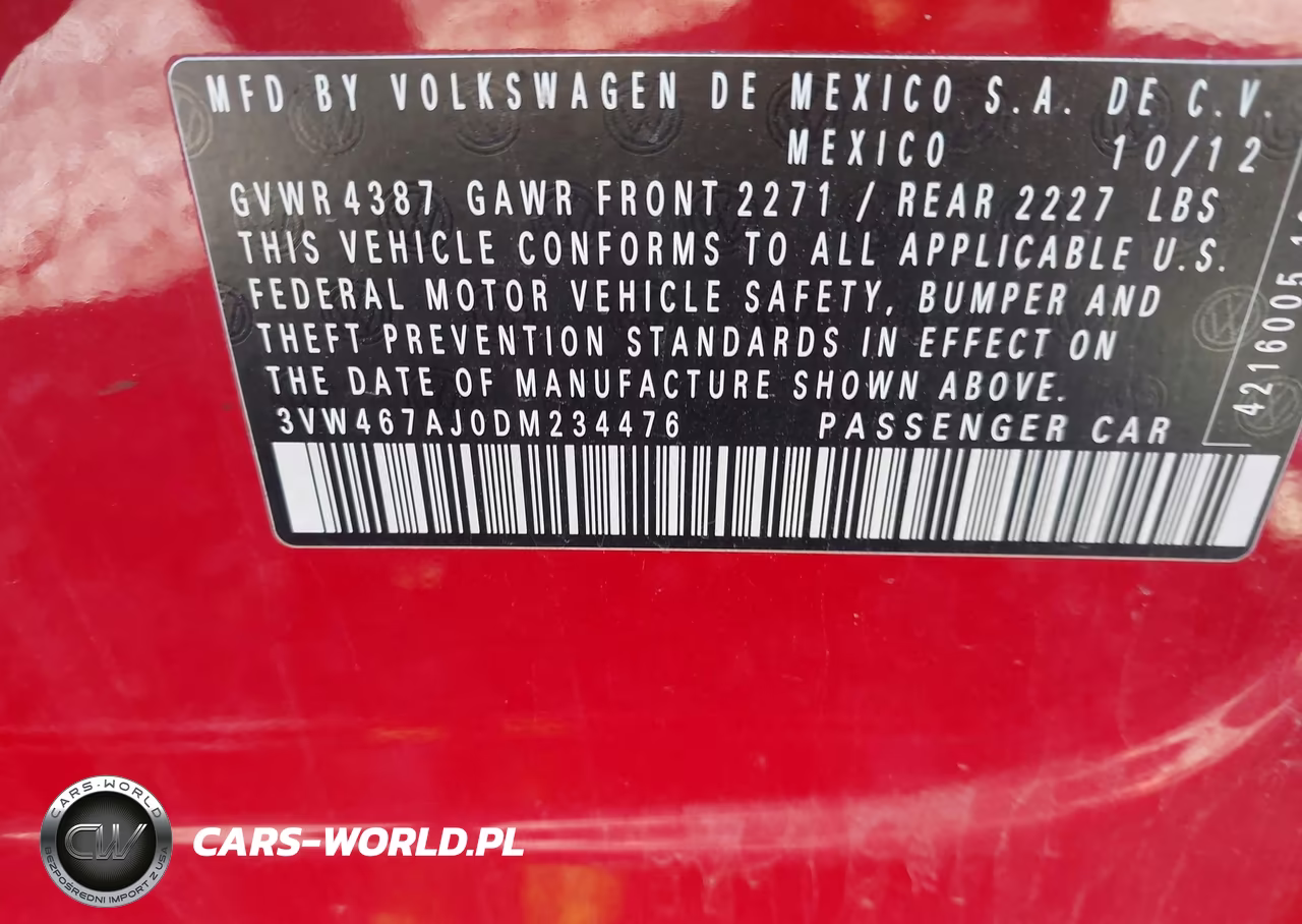 2013 Volkswagen Jetta Gli Autobahn W-Nav VIN:3VW467AJ0DM234476 - 9