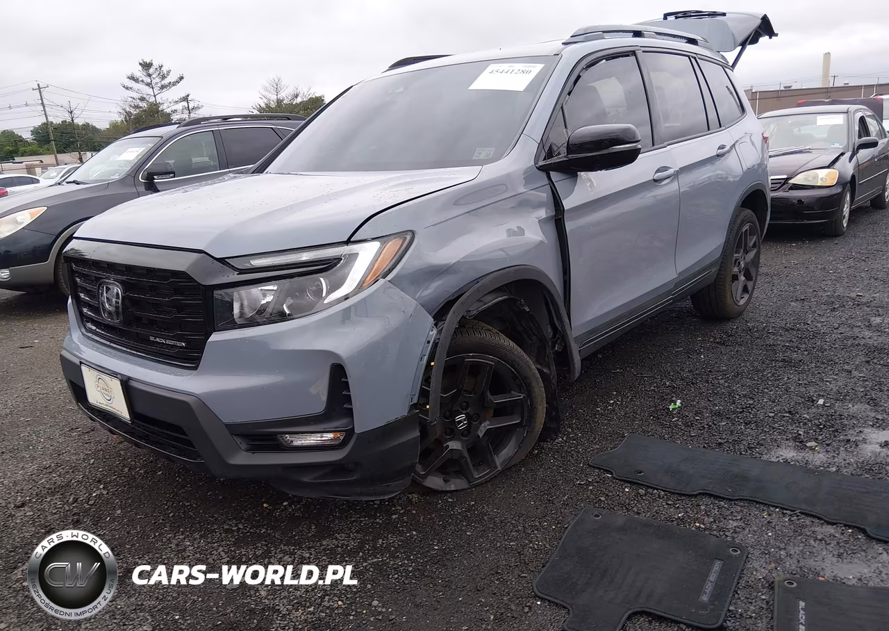 2025 Honda Passport Awd Black VIN:5FNYF8H89SB015899 - 6