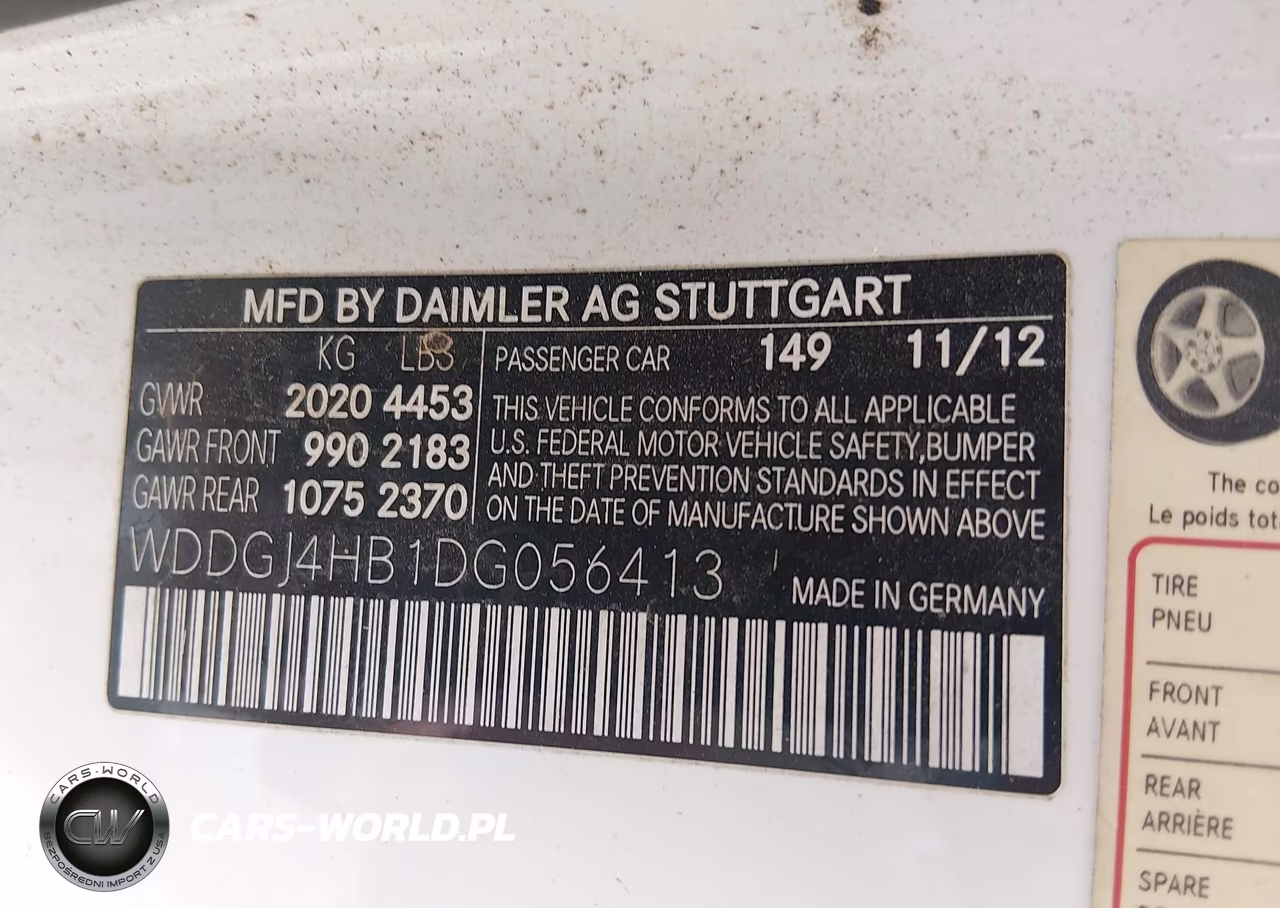 2013 Mercedes-Benz C 250 VIN:WDDGJ4HB1DG056413 - 9