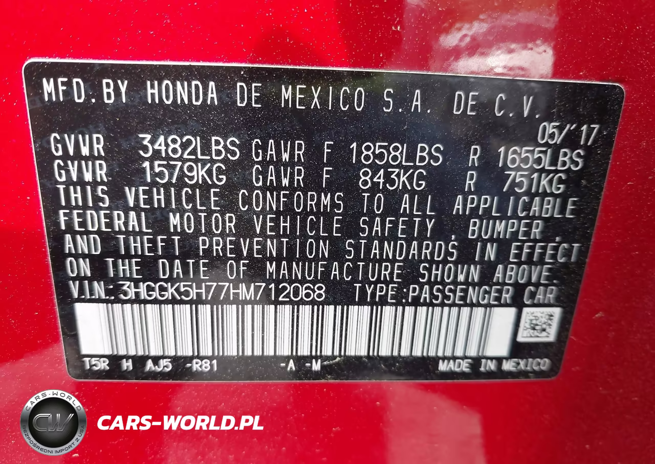 2017 Honda Fit Ex VIN:3HGGK5H77HM712068 - 9