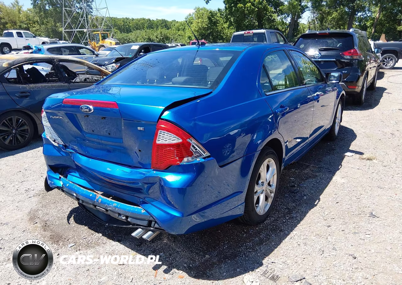 2012 Ford Fusion Se VIN:3FAHP0HA1CR274491 - 4