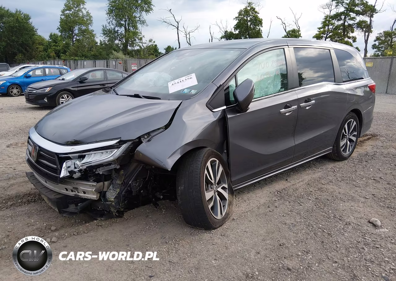 2021 Honda Odyssey Touring VIN:5FNRL6H82MB039059 - 2