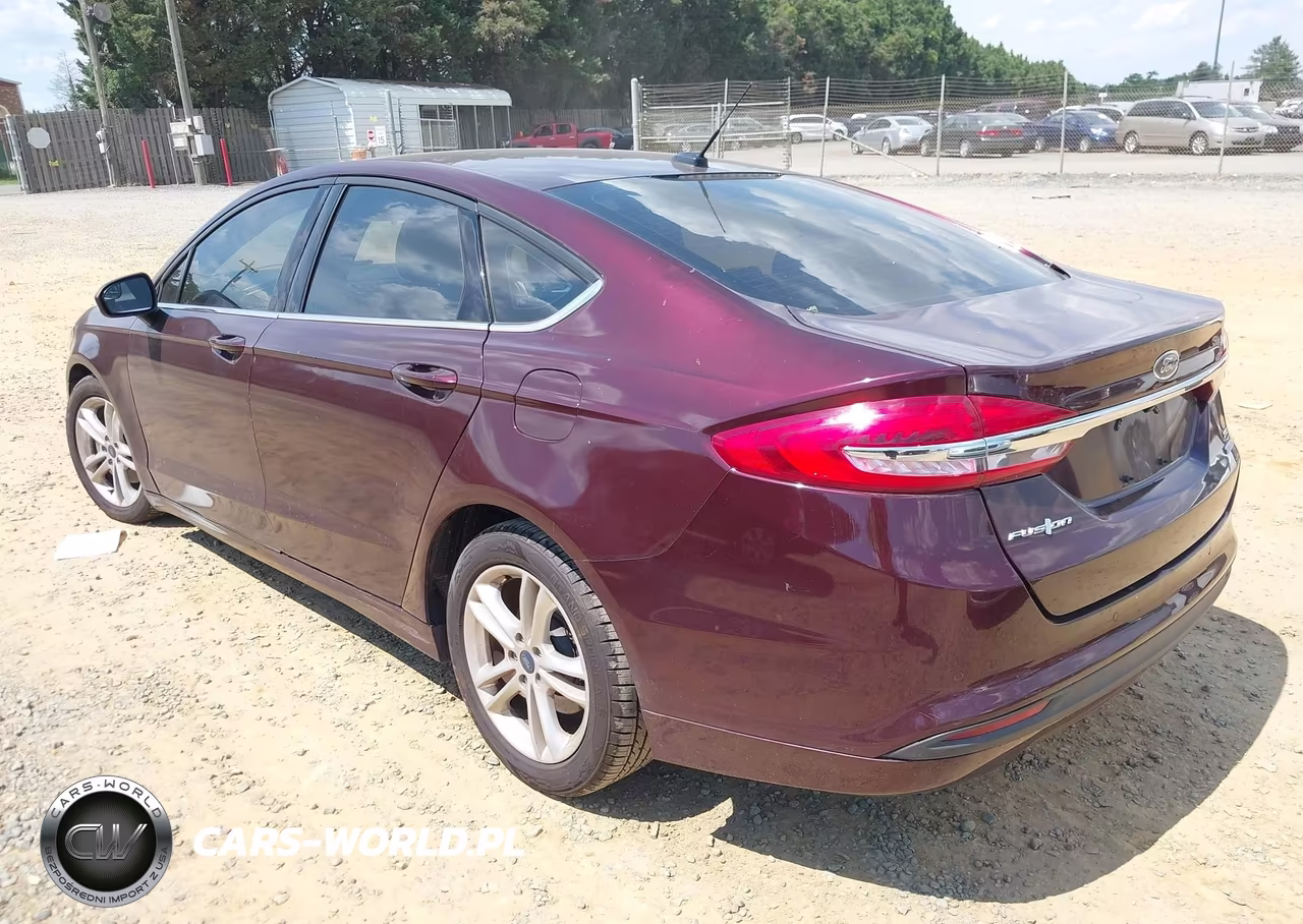 2018 Ford Fusion Se VIN:3FA6P0HD3JR166761 - 3
