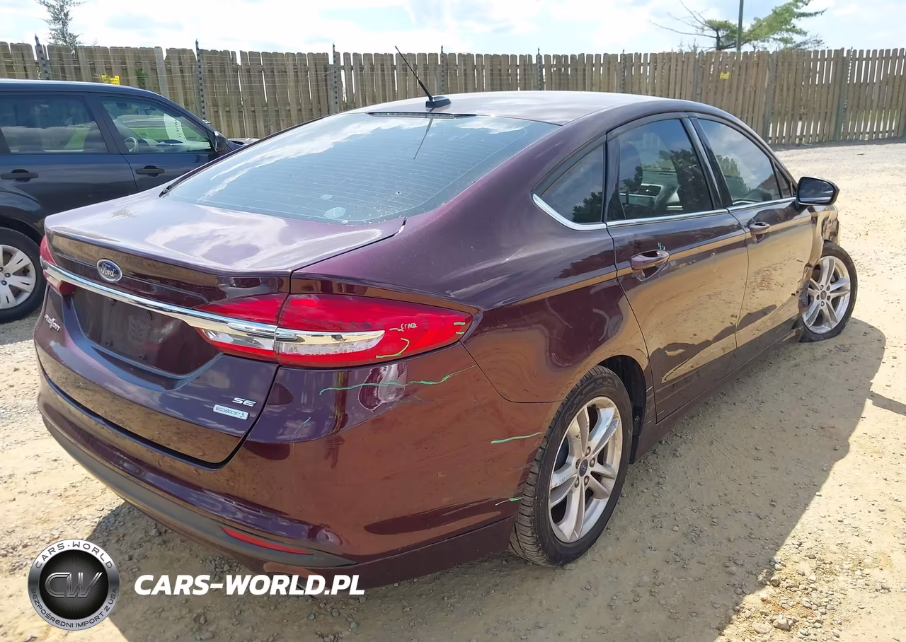 2018 Ford Fusion Se VIN:3FA6P0HD3JR166761 - 4