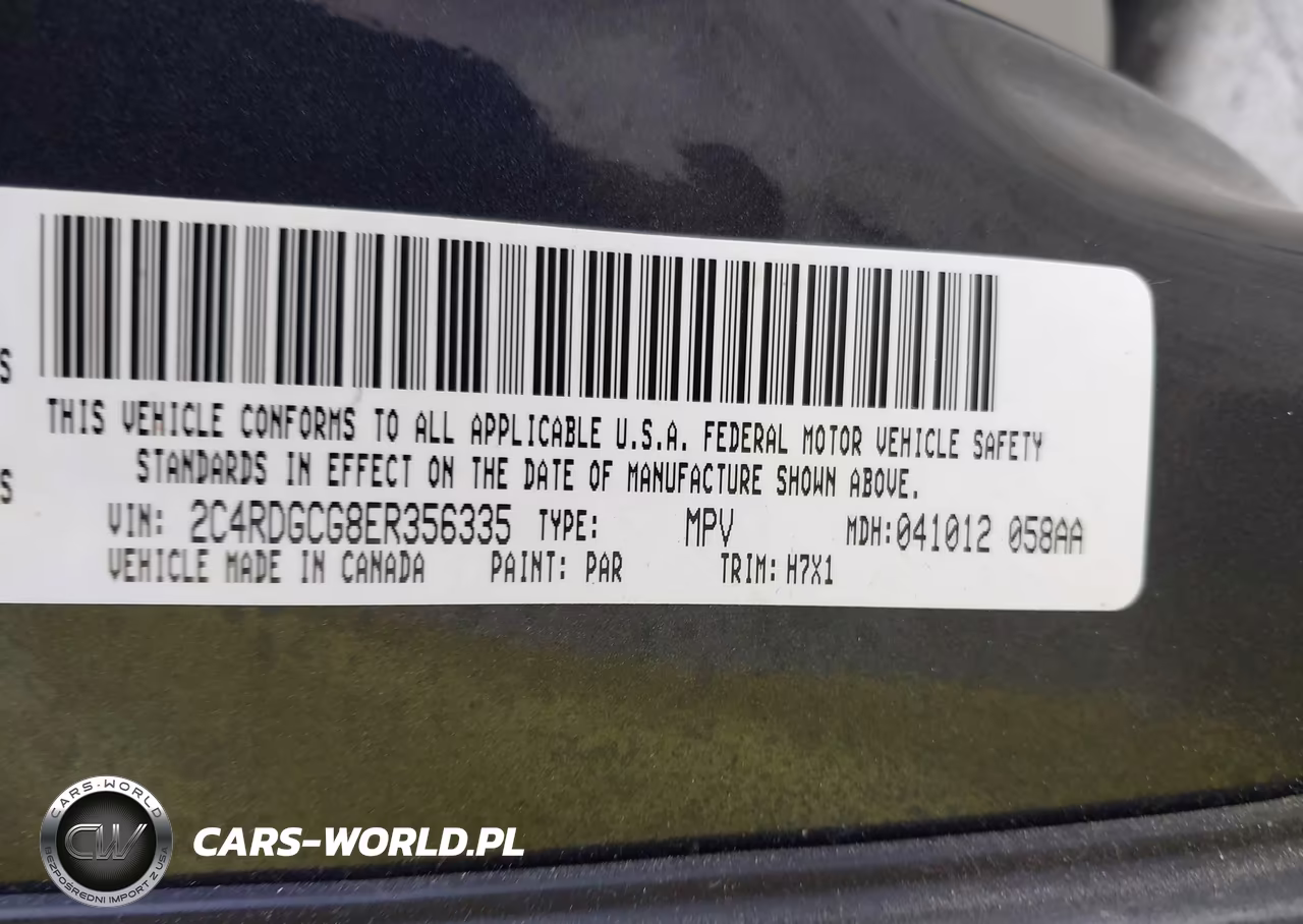 2014 Dodge Grand Caravan Sxt VIN:2C4RDGCG8ER356335 - 9