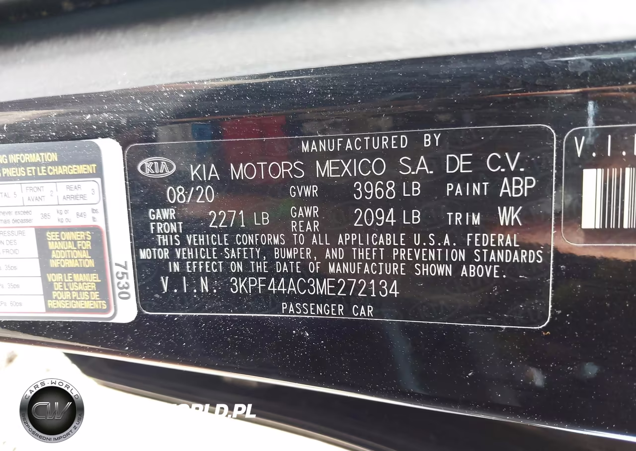 2021 Kia Forte Gt VIN:3KPF44AC3ME272134 - 9