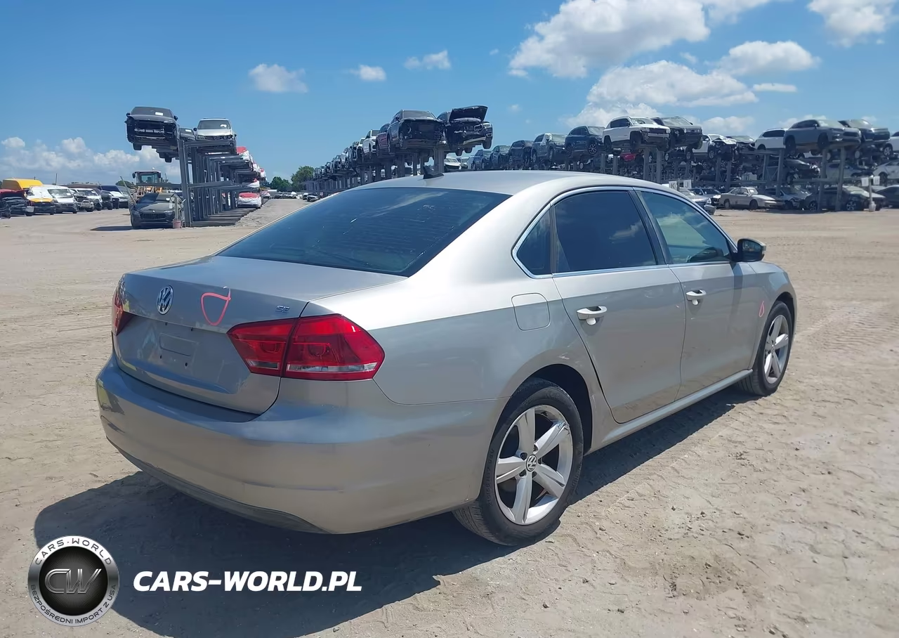 2013 Volkswagen Passat 2.5L Se VIN:1VWBP7A31DC112488 - 4