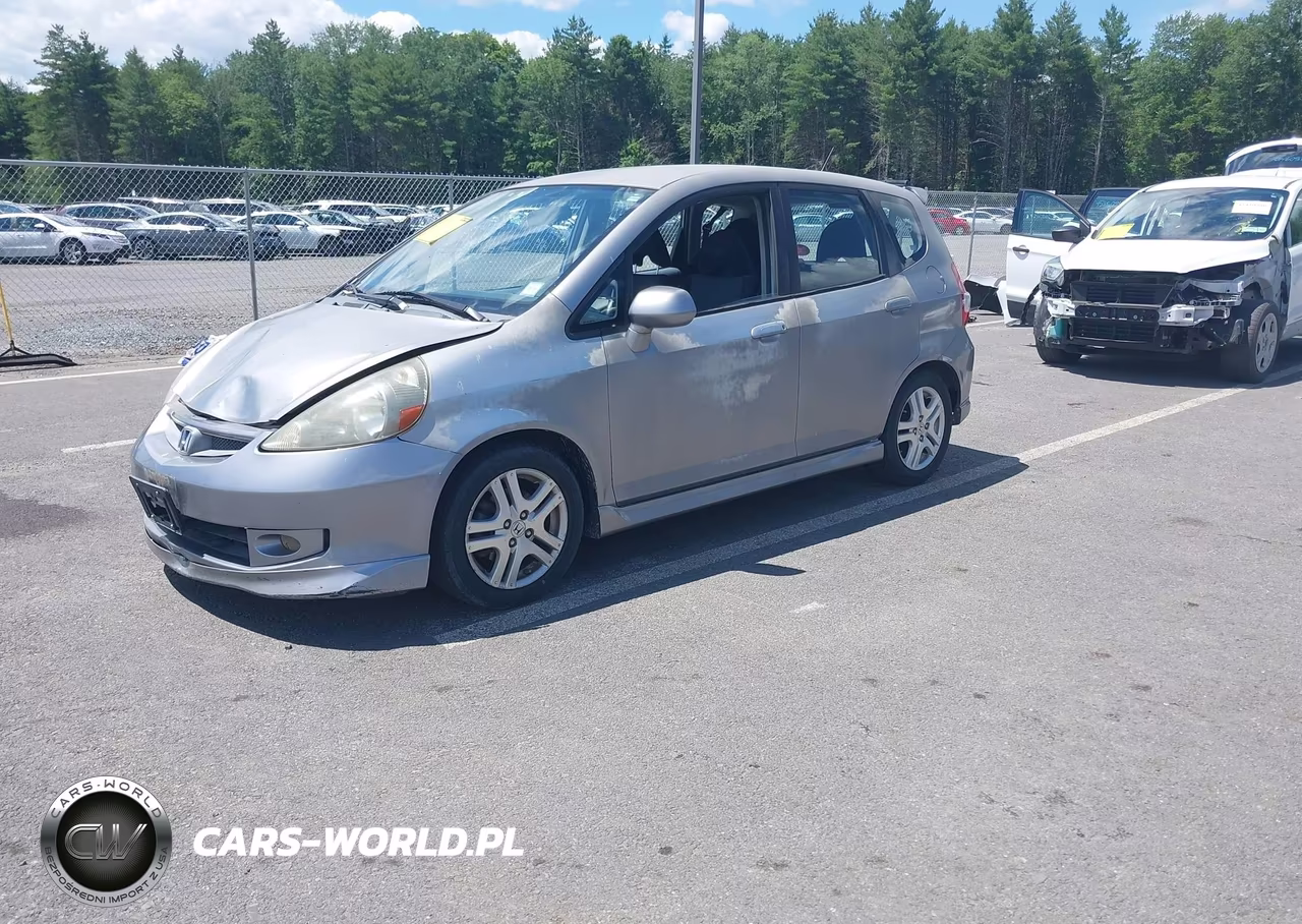 2008 Honda Fit Sport VIN:JHMGD386X8S009297 - 2