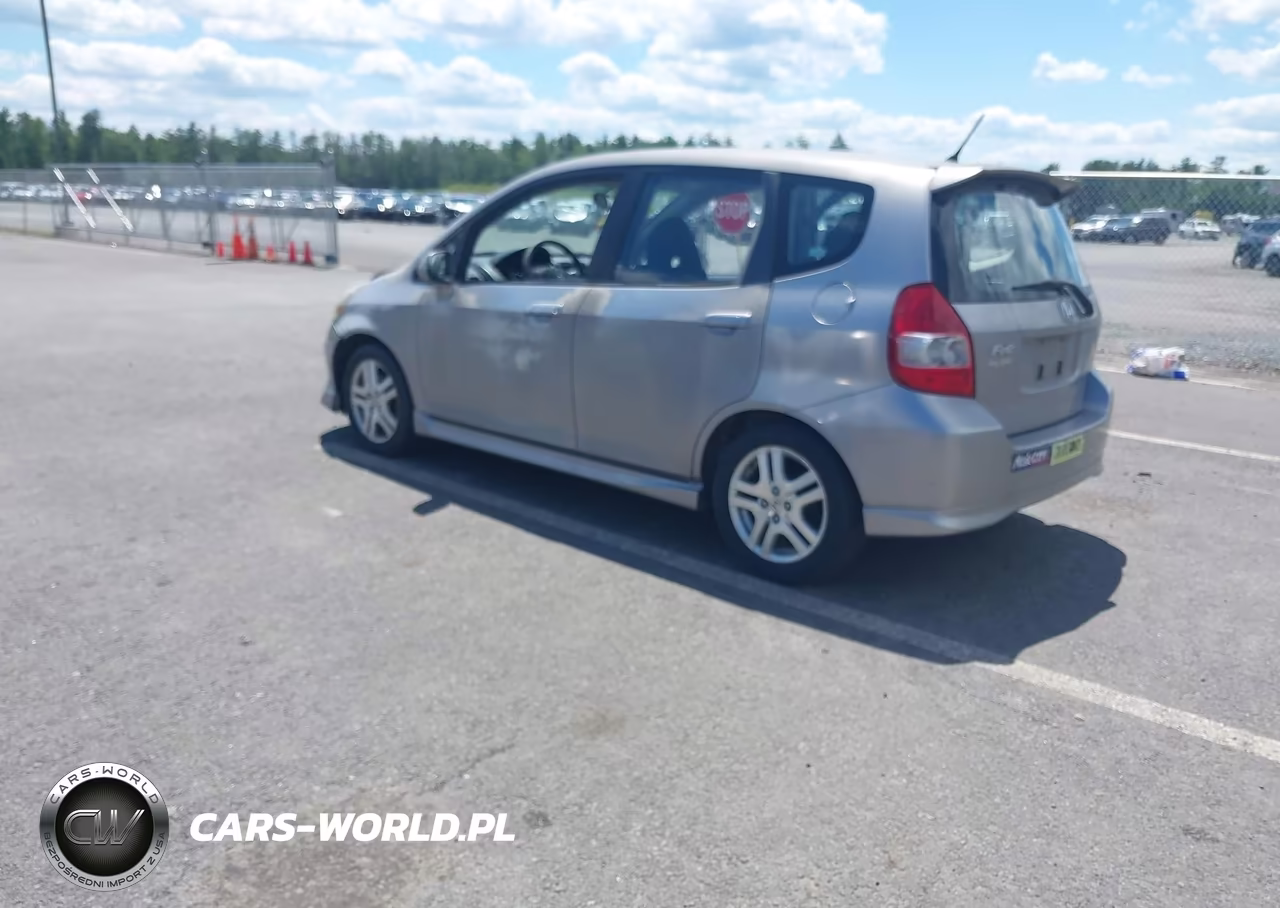 2008 Honda Fit Sport VIN:JHMGD386X8S009297 - 3
