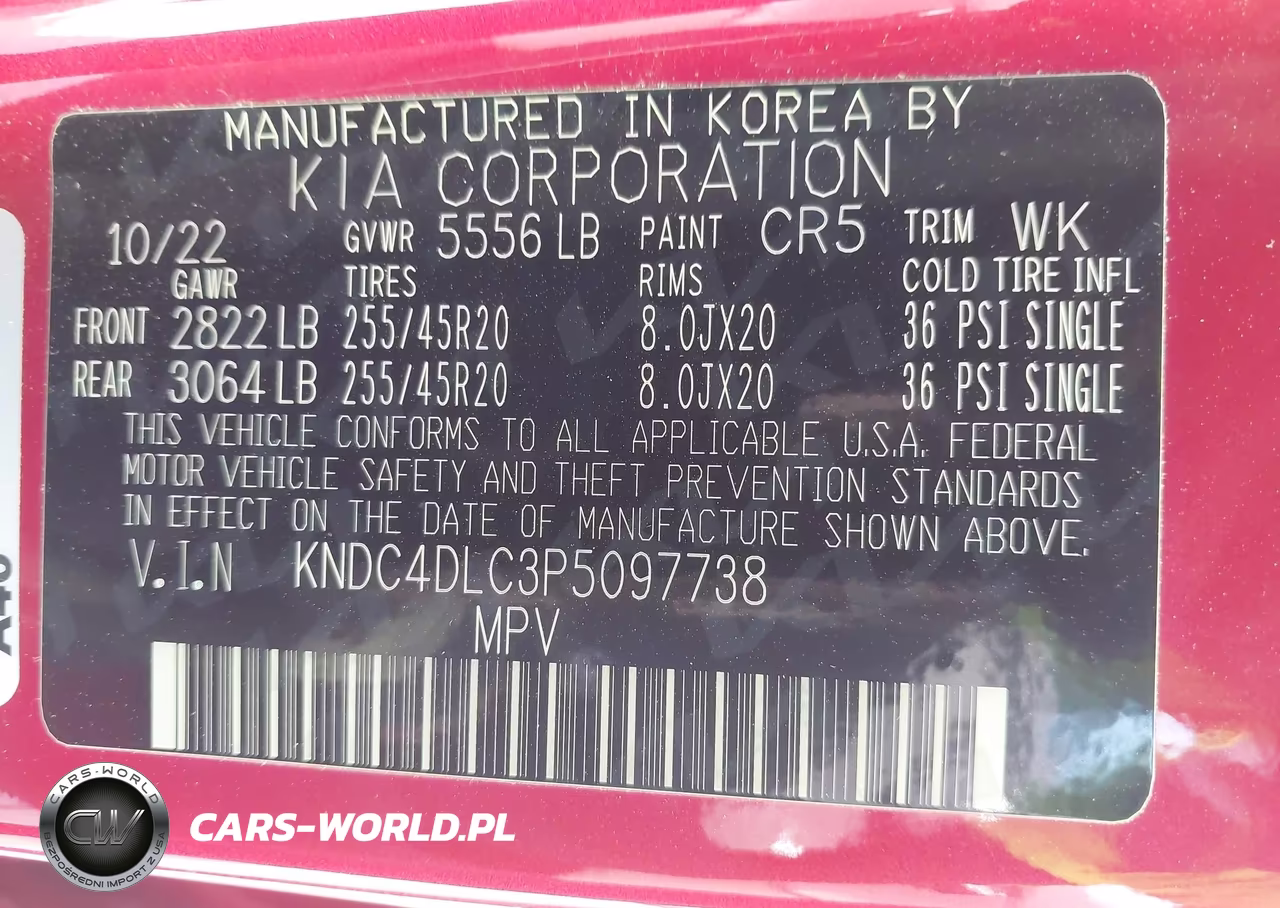 2023 Kia Ev6 Gt-Line VIN:KNDC4DLC3P5097738 - 9