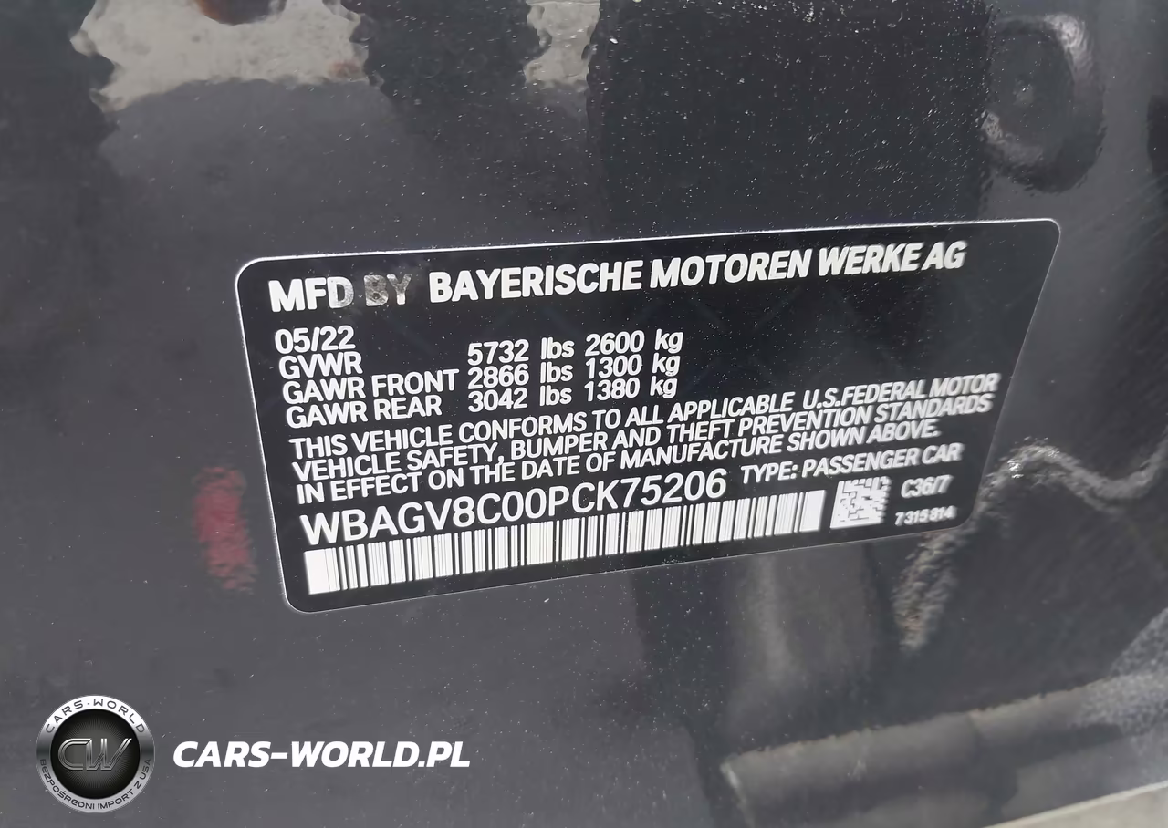 2023 BMW M850I Gtan Coupe xDrive VIN:WBAGV8C00PCK75206 - 9