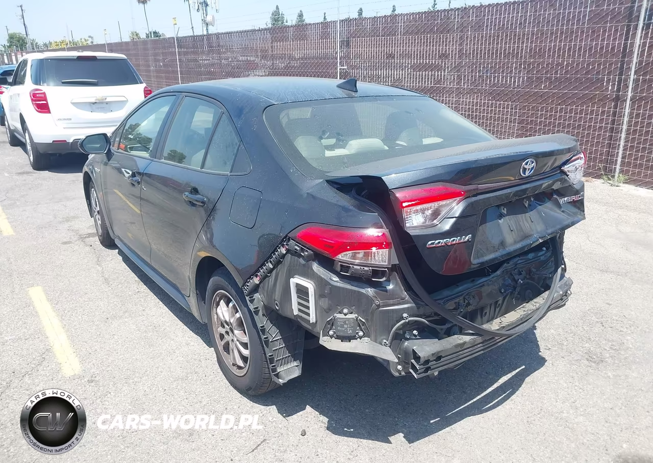 2021 Toyota Corolla Hybrid Le VIN:JTDEAMDE7MJ011691 - 3