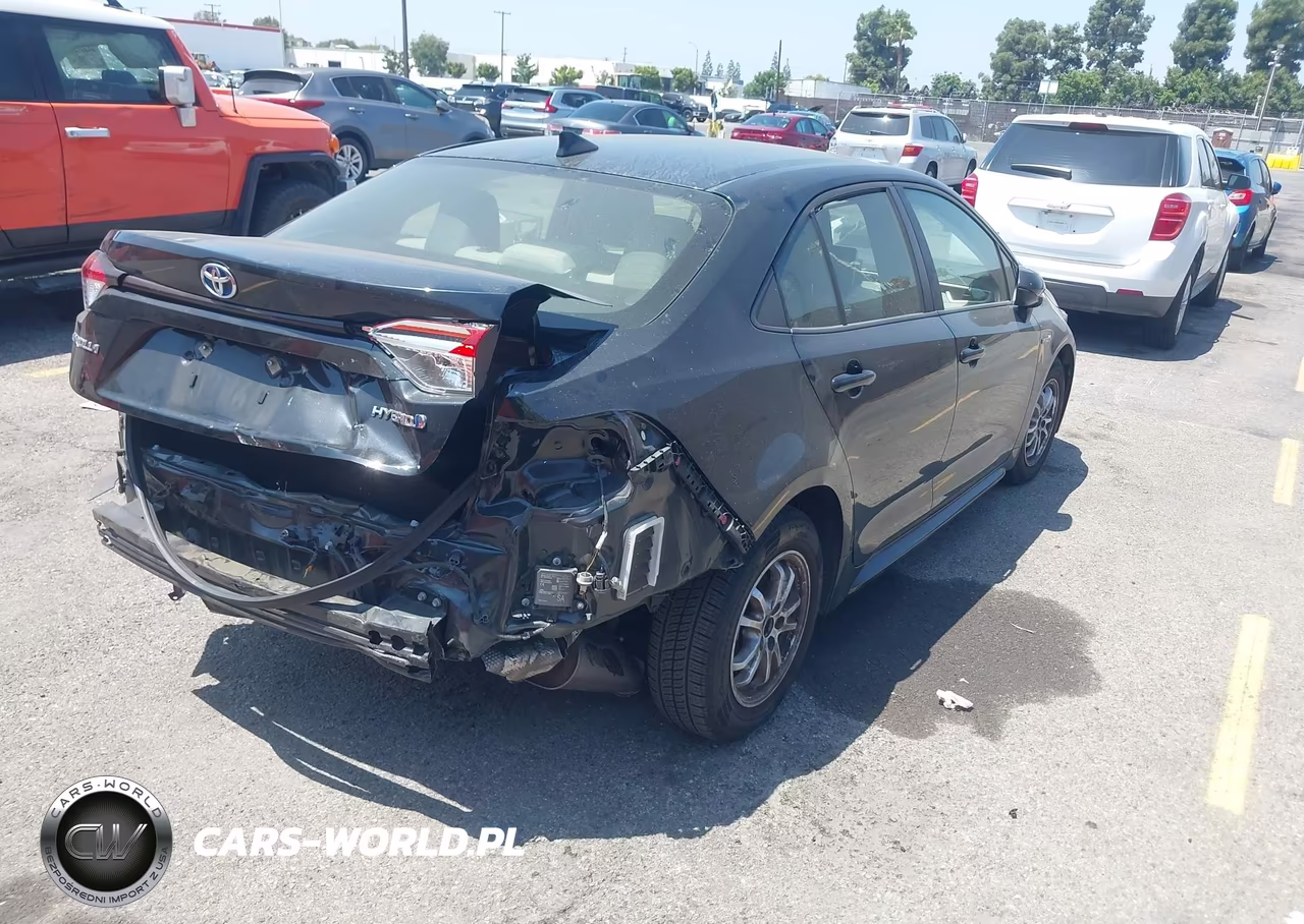 2021 Toyota Corolla Hybrid Le VIN:JTDEAMDE7MJ011691 - 4
