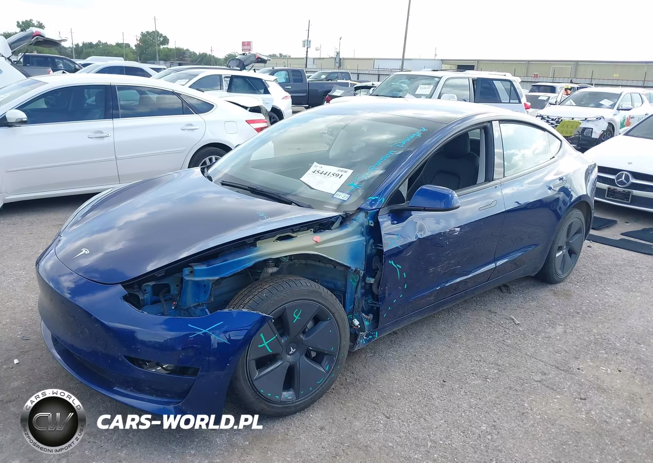 2023 Tesla Model 3 Long Range Dual Motor All-Wheel Drive VIN:5YJ3E1EB3PF392742 - 2