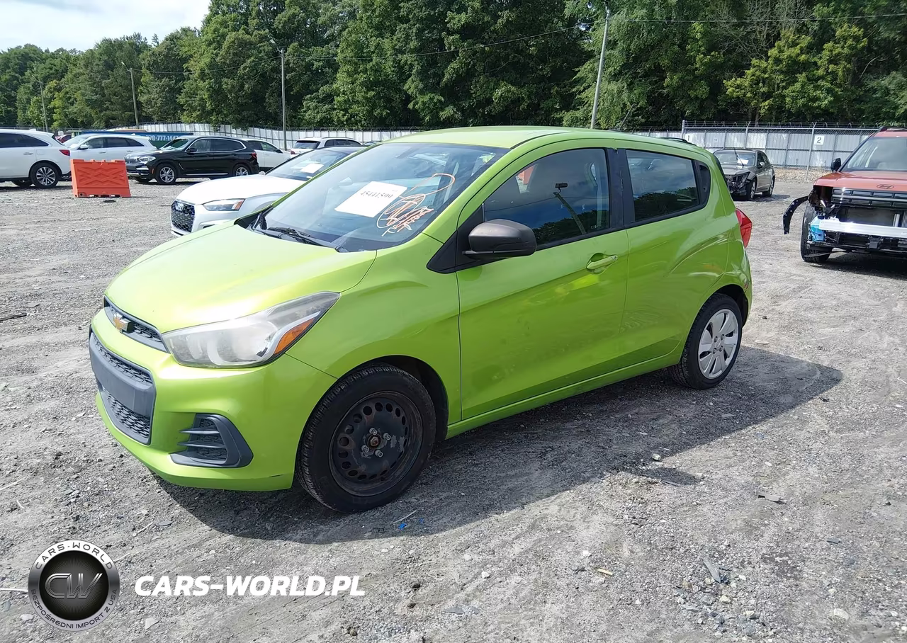 2016 Chevrolet Spark Ls VIN:KL8CB6SA9GC591320 - 2